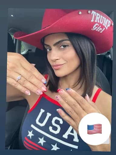 Patriotic nail art